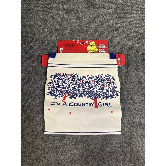 BlueQ I'm A Country Girl Funny Cooking and BBQ Apron - Picture 2 of 3